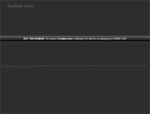Tablet Screenshot of budbar.com